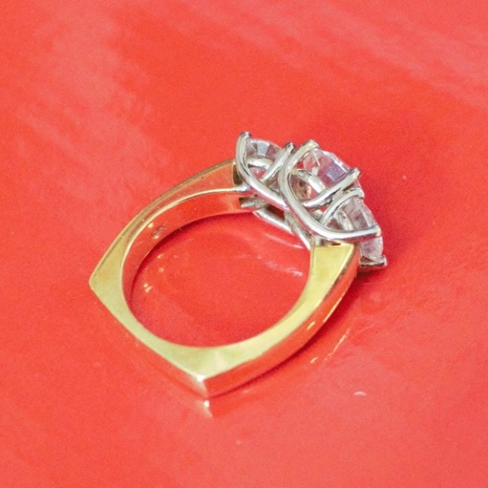 3.5 Ct. Asha ~diamond~ RING - Picture 2 of 6